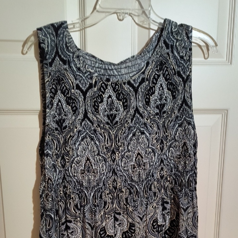 Black and White Patterned dress